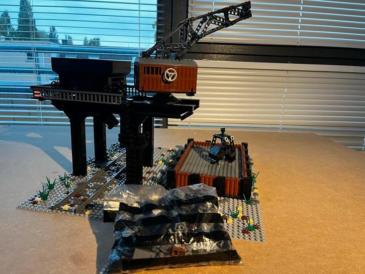 Industriële Kolenlader - Compatible LEGO, Kinderen en Baby's, Speelgoed | Duplo en Lego, Zo goed als nieuw, Complete set, Ophalen of Verzenden