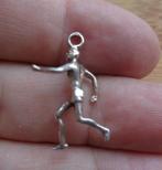 zilveren bedel hardloper [099], Overige merken, Verzenden, Zo goed als nieuw, 1 bedel