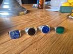Zilveren ringen met lapiz stenen., Ophalen of Verzenden, Zo goed als nieuw, Dame, Zilver