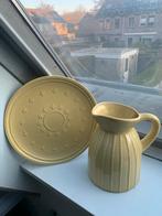 Mooie schaal met kan, Gebruikt, Ophalen of Verzenden, Schaal of Schalen, Overige stijlen