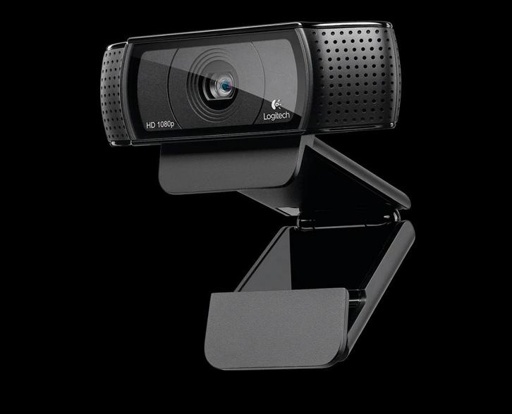 Logitech C920s HD Pro Webcam, Computers en Software, Webcams, Zo goed als nieuw, Bedraad, ChromeOS, Monitorclip, Ophalen of Verzenden