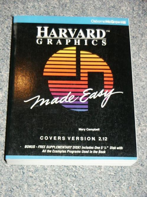 Harvard Graphics made Easy covers version 2.12, Boeken, Informatica en Computer, Nieuw, Software, Ophalen of Verzenden