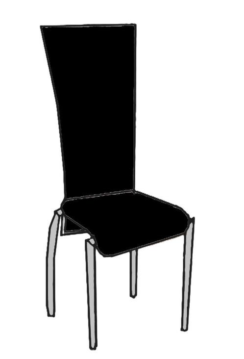4 zwarte eetkamer stoelen - NIEUW in doos, Huis en Inrichting, Stoelen, Nieuw, Vier, Zwart, Ophalen