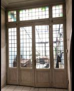 Werkelijk prachtige antieke ensuitedeuren met glas in lood, La belle porte, Jurgen.hoogenboezem@gmail.com, Glas, Binnendeur