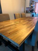 Eettafel met 6 stoelen - Goede staat, Ophalen, 50 tot 100 cm, Zo goed als nieuw, Vijf personen of meer