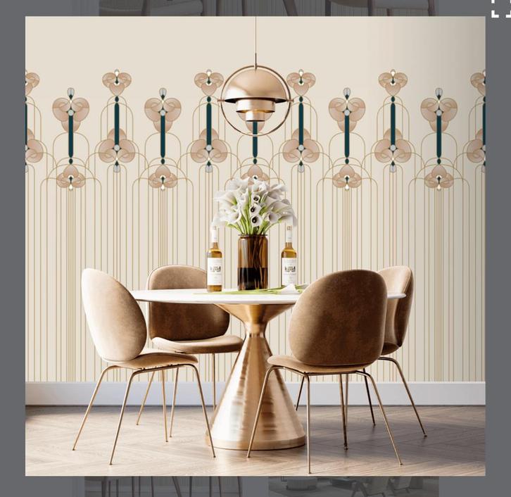 Art Decoff behang gold Linen blushing champagne, Huis en Inrichting, Stoffering | Behang, Blauw, Roze, minder dan 10 m², Ophalen of Verzenden