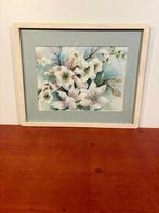 Aquarel Schilderij van Bloemen van 2 kunstenaar, Ophalen of Verzenden