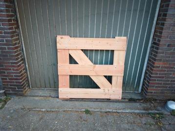 Nieuw Douglas tuinhek / poort 120 cm breed en 120 cm hoog. beschikbaar voor biedingen