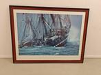 Ingelijste afdruk van het schip de Belem - Philip Plisson, Antiek en Kunst, Kunst | Tekeningen en Foto's, Ophalen