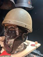 Fibre dispatch rider helm Canadees. Zeldzaam., Verzamelen, Militaria | Tweede Wereldoorlog, Ophalen of Verzenden, Duitsland, Kleding of Schoenen