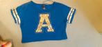 Crop top met pailletjes, Kleding | Dames, Ophalen of Verzenden, Zo goed als nieuw, Maat 34 (XS) of kleiner, Zonder mouw