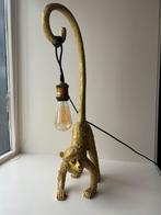 Gouden aap lamp, Huis en Inrichting, Lampen | Tafellampen, Ophalen of Verzenden, Zo goed als nieuw, Minder dan 50 cm