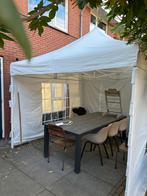 Partytent 3x3m met deur, Tuin en Terras, Ophalen, Gebruikt, Opvouwbaar, Partytent