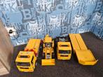 Bruder vrachtauto's  JCB kraan semie dieplader, Ophalen of Verzenden