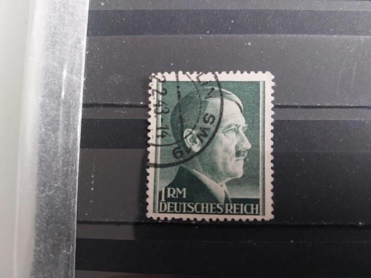 Reich Michel 799 type A, Adolf Hitler 1 Mark gestempeld, Postzegels en Munten, Postzegels | Europa | Duitsland, Overige periodes
