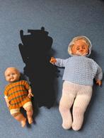 2 oude poppen, Ophalen of Verzenden, Gebruikt, Pop