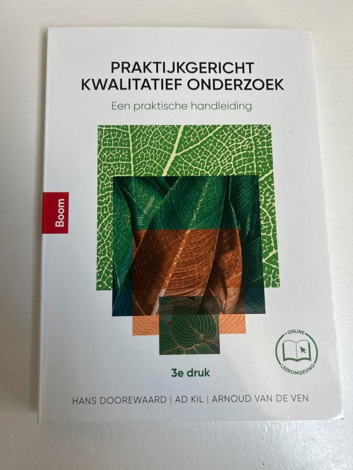 Praktijkgericht Kwalitatief Onderzoek - 3e druk, Boeken, Studieboeken en Cursussen, Zo goed als nieuw, HBO, Gamma, Ophalen of Verzenden