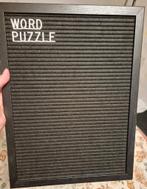 Letterbord met letters - Nieuwstaat!, Ophalen of Verzenden, Zo goed als nieuw, Overige typen