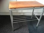 vintage pastoe Cees Braakman retro bijzet tafel, Gebruikt, 55 tot 75 cm, Rechthoekig, Hout