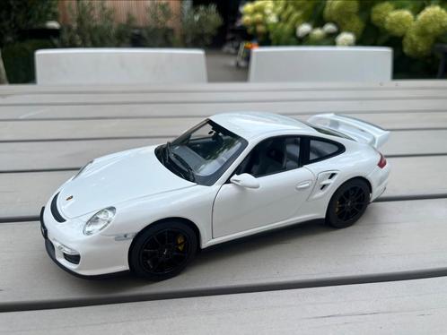 Porsche 911 (997) 2007 GT2 | Norev 1:18, Hobby en Vrije tijd, Modelauto's | 1:18, Zo goed als nieuw, Auto, Norev, Ophalen of Verzenden