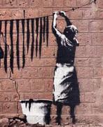 BANKSY : lithografie met certificaat, Ophalen of Verzenden