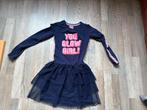 Z8 BLAUW TULE MEISJE JURK,MAAT: 140/146, Meisje, Z8, Ophalen of Verzenden, Zo goed als nieuw