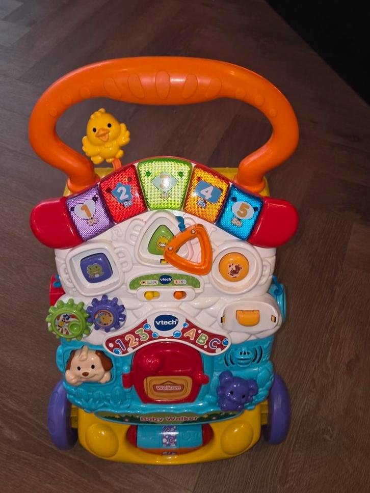 Vtech loopkar compleet zie 3e foto, Kinderen en Baby's, Speelgoed | Vtech, Zo goed als nieuw, 6 maanden tot 2 jaar, Ophalen of Verzenden