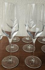 AH Vivo Glazen Spaaractie - champagne 6 stuks, Glas of Glazen, Ophalen of Verzenden, Effen, Glas