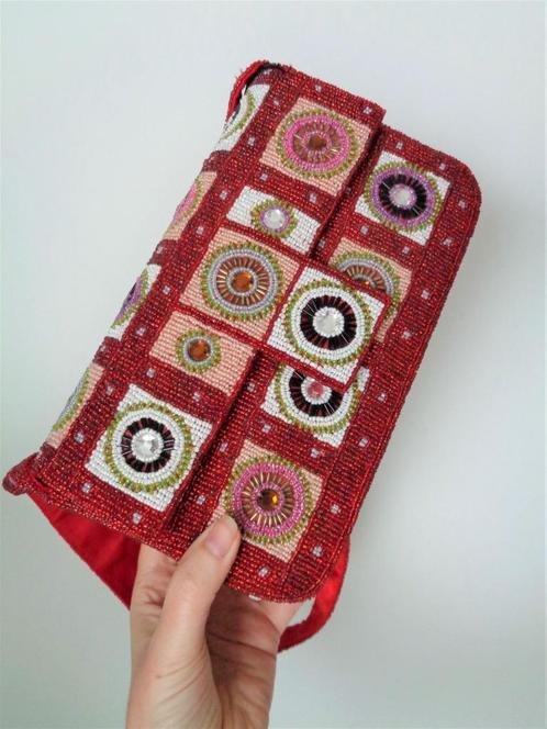 ZIPPA handgemaakte tas, duurzaam, Nieuw met kaartjes, Sieraden, Tassen en Uiterlijk, Tassen | Damestassen, Nieuw, Rood, Ophalen of Verzenden