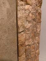Travertin marmeren zuil , jaren 80, Gebruikt, Onbekend, Ophalen of Verzenden, Onbekend