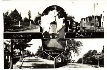 Groeten uit Dirksland - 5 afb o.a. Stationsweg - 1967 gelope