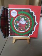 Kaartje kerst vrolijke kerstman, Ophalen of Verzenden, Nieuw, Kerst