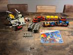 Lego 4565 - 9V Trein: Freight and Crane Railway + extra’s, Ophalen of Verzenden, Gebruikt, Complete set, Lego