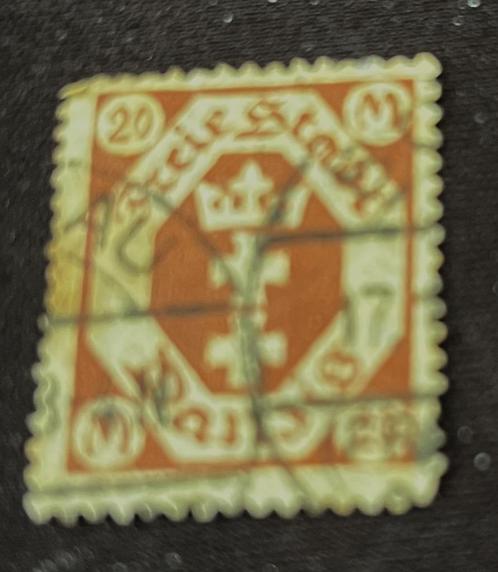 Duitsland 1922 Freimarken Wapen Danzig Mi 111 gebruikt, Postzegels en Munten, Postzegels | Europa | Duitsland, Gestempeld, Overige periodes