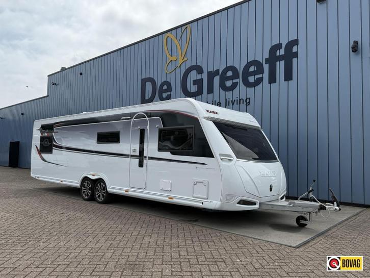 Kabe Imperial 880 GLE B10, Caravans en Kamperen, Caravans, Bedrijf, tot en met 4, Rondzit, Kabe, Overige typen, 8 meter en meer