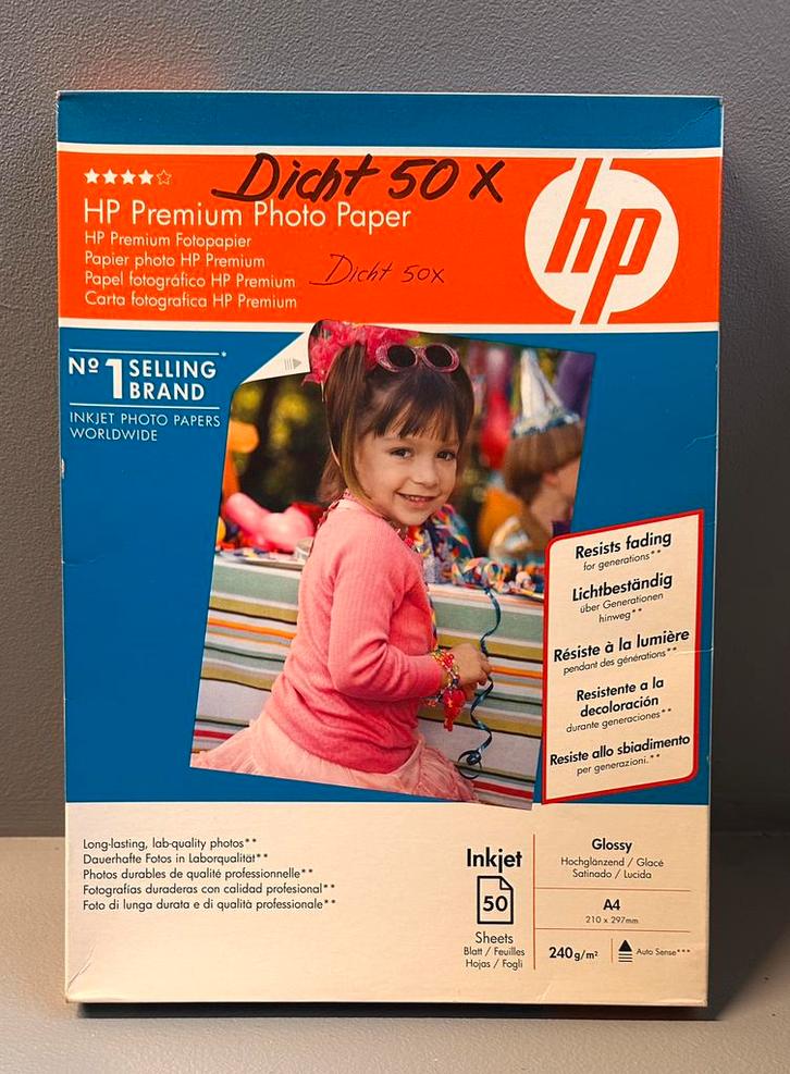 Fotopapier HP nieuw, Audio, Tv en Foto, Fotografie | Fotopapier, Nieuw, Ophalen of Verzenden