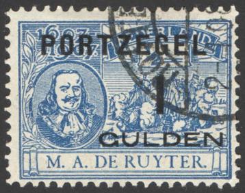 Nederland Port 43 gestempeld Michiel de Ruyter 1907 beschikbaar voor biedingen