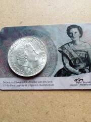 Afscheid 60 jr Zilveren Rijksdaalder Juliana 1962, Koningin Juliana, Setje, Zilver, Ophalen of Verzenden