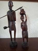 HOUTEN BEELDJES UIT ZUID AFRIKA, PER STUK, Antiek en Kunst, Ophalen of Verzenden
