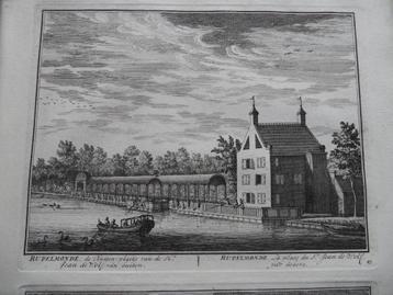 45 Nieuwersluis Ruppelmonde Kopergravure 1719 beschikbaar voor biedingen