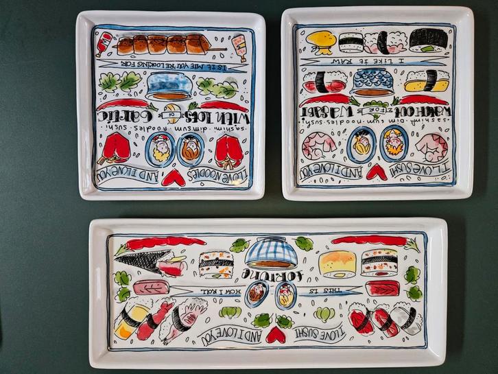 Blond Amsterdam Servies - Sushi & Meer!, Huis en Inrichting, Keuken | Servies, Zo goed als nieuw, Compleet servies, Blond Amsterdam