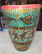 Decoratieve vaas van James Zimmerman, Ophalen of Verzenden, Gebruikt, Hout