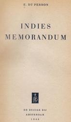Perron, E. du - Indies Memorandum (1946), Antiek en Kunst, Antiek | Boeken en Bijbels, Ophalen of Verzenden