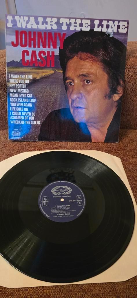 Lp/elpee inch walk the line Johnny cash, Cd's en Dvd's, Vinyl | Pop, Zo goed als nieuw, 1960 tot 1980, 12 inch, Ophalen of Verzenden
