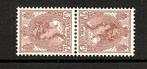 127NVPH nr 61b ongestempeld1924 Tete-beche paar zie scan., Postzegels en Munten, Postzegels | Nederland, Ophalen of Verzenden