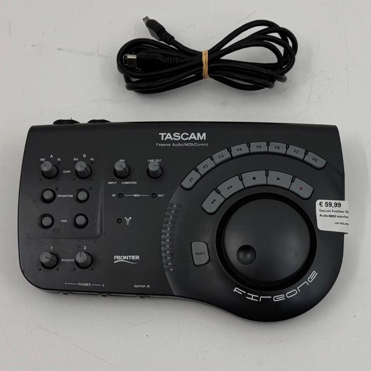 Tascam FireOne DAW Controller with Audio/MIDI Interface, Muziek en Instrumenten, Midi-apparatuur, Zo goed als nieuw, Ophalen of Verzenden