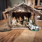 Kerstal met beeldjes compleet, Diversen, Kerst, Ophalen of Verzenden, Gebruikt