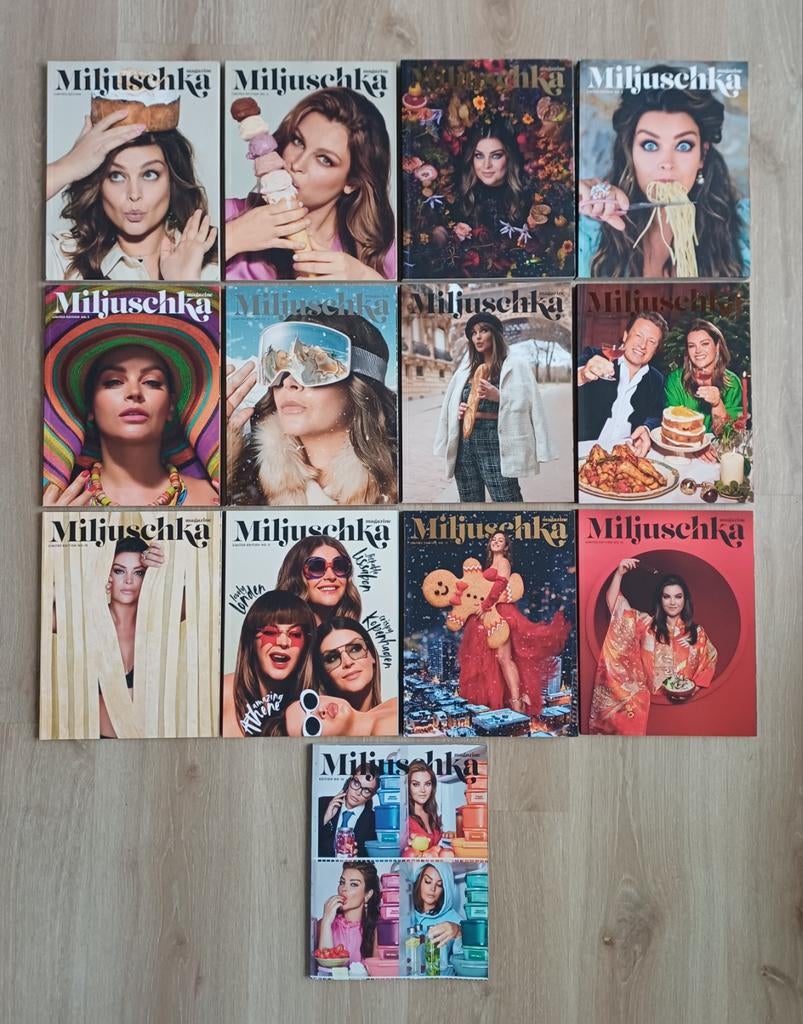 Miljuschka magazine bundel (13 stuks) | 1 t/m 7 & 9 t/m 14, Ophalen of Verzenden, Zo goed als nieuw, Miljuschka Witzenhausen, Overige gebieden