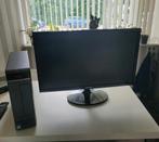 Asus desktop pc, inclusief 24inch Samsung led monitor, Ophalen, HDD, 2 tot 3 Ghz, Met monitor