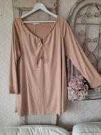 Suedine ibiza tuniek all size, Kleding | Dames, Blouses en Tunieken, Ophalen of Verzenden, Zo goed als nieuw, Beige